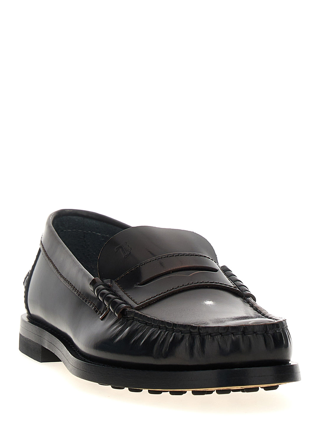 Leather Loafers Black