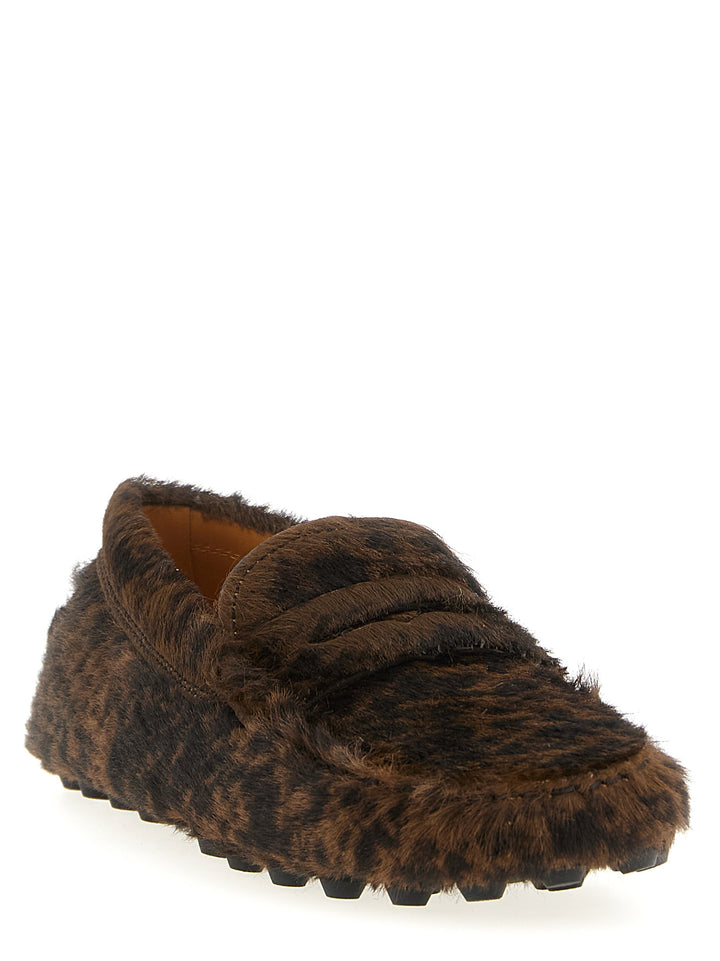 Tod'S Gommino Macro Loafers - Brown | e142ea08d0babe9fb71be9ba1f3b7ce85127a44f
