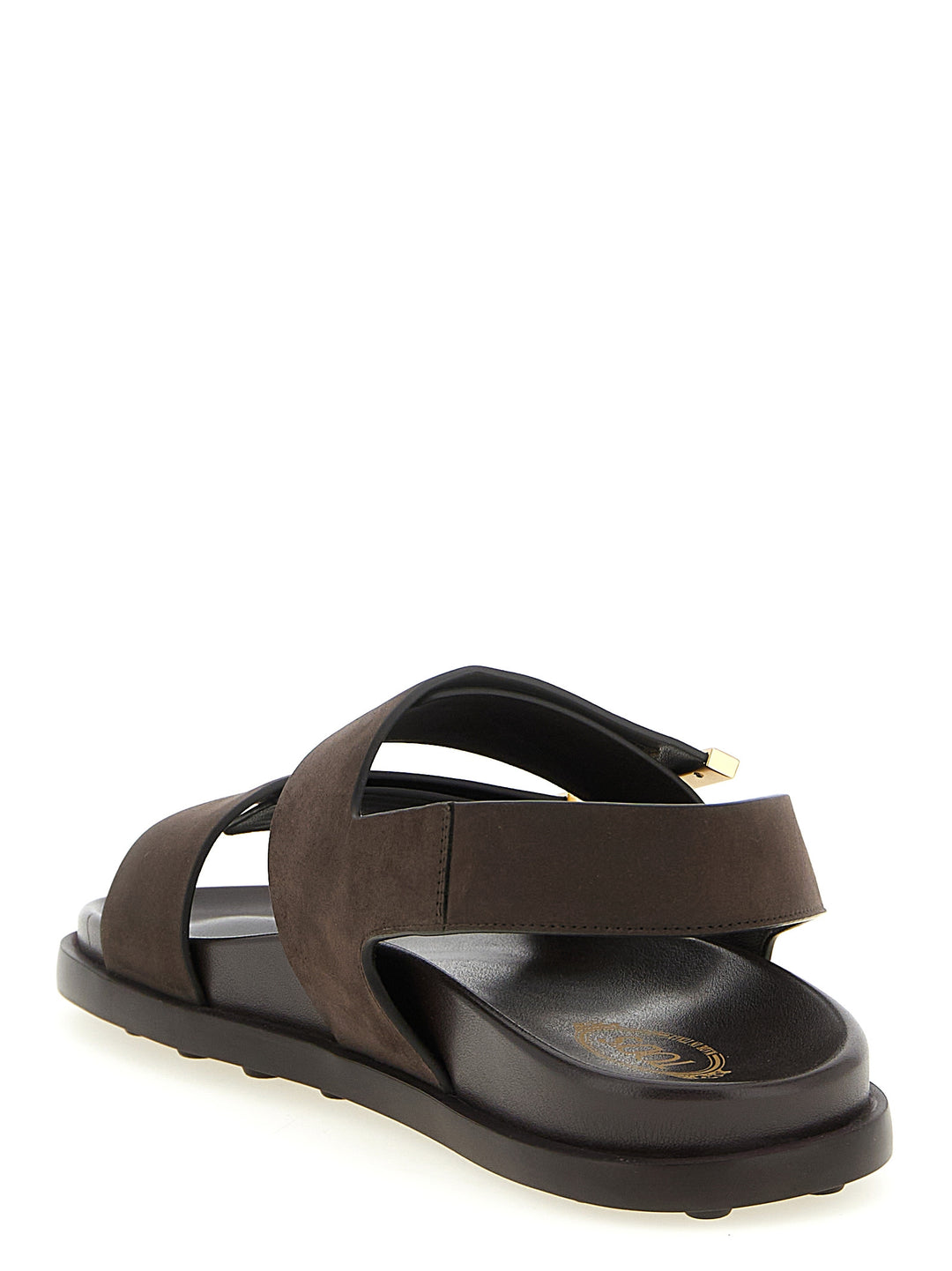 Tod'S Nubuck Sandals - Brown | 4ab5343e0daf1e7706928d9989238a654f14e687