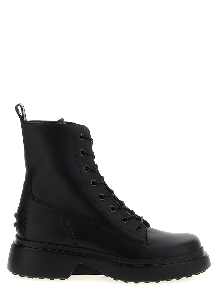 Tod'S Leather Combat Boots Boots and Ankle Boots - Black | afb5ccf9ec2caec4be726708fc74bc96c68170a8