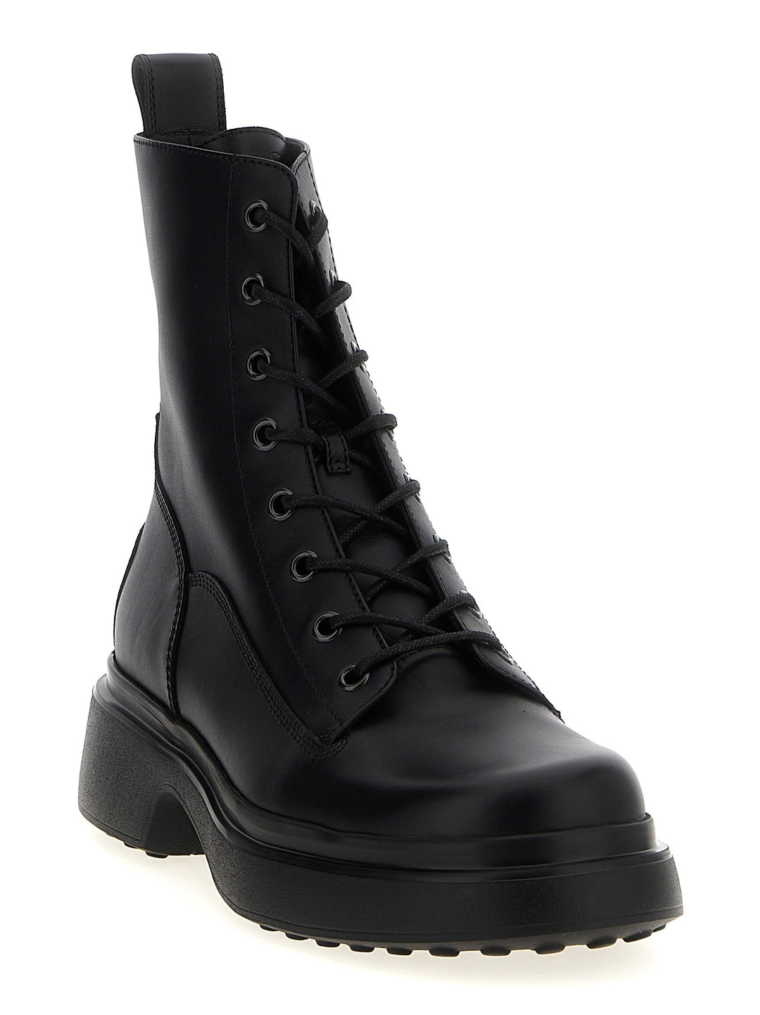 Tod'S Leather Combat Boots Boots and Ankle Boots - Black | b1fc1586183166a3666132619c169638fdef15d1