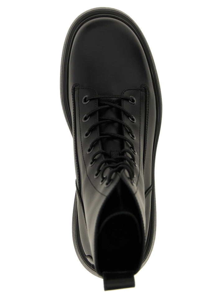 Tod'S Leather Combat Boots Boots and Ankle Boots - Black | 79a1bead2552c20c6092ae5a81b4a8f56806e49b