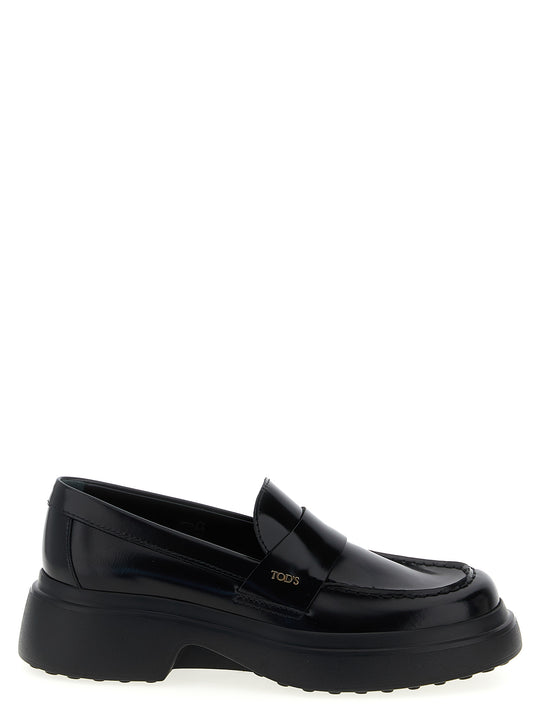 Leather Loafers Black
