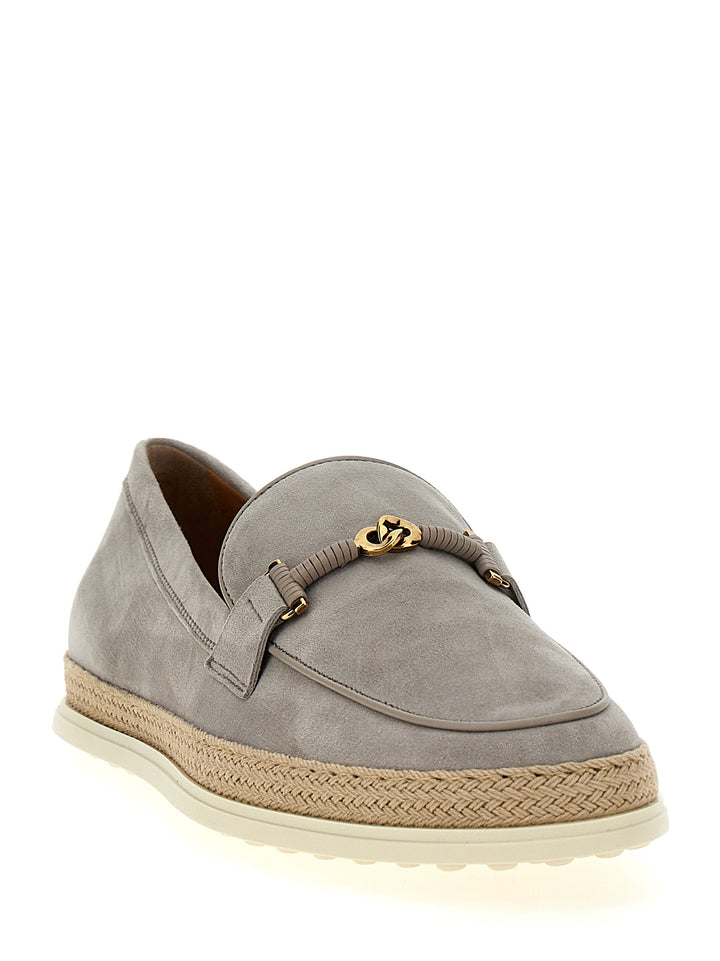 Suede Loafers Gray