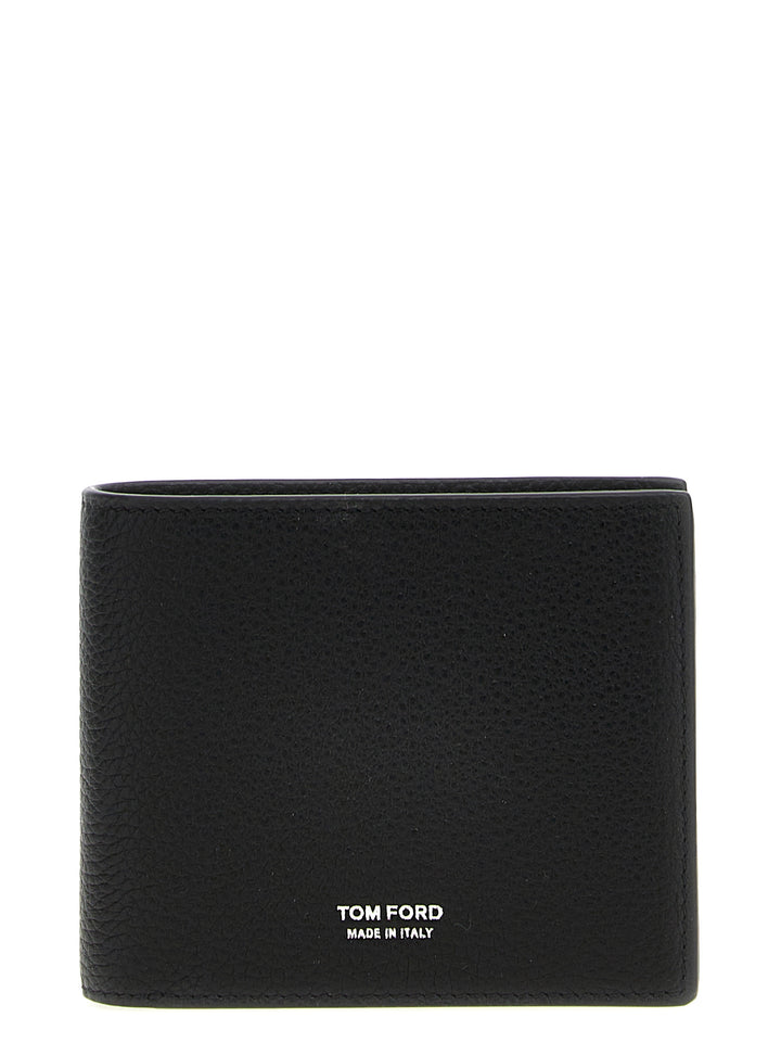 Tom Ford Logo Wallet Wallets and Card Holders - Black | 93e1618fb96e378eef1cd195227e4fcc3ba198f4