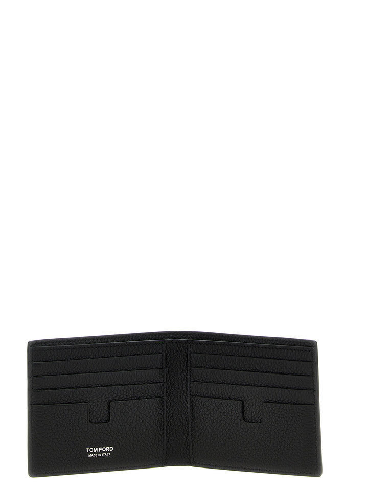Tom Ford Logo Wallet Wallets and Card Holders - Black | 9d4b28fb4ab978b9be11a877f57811e026c3ee5a