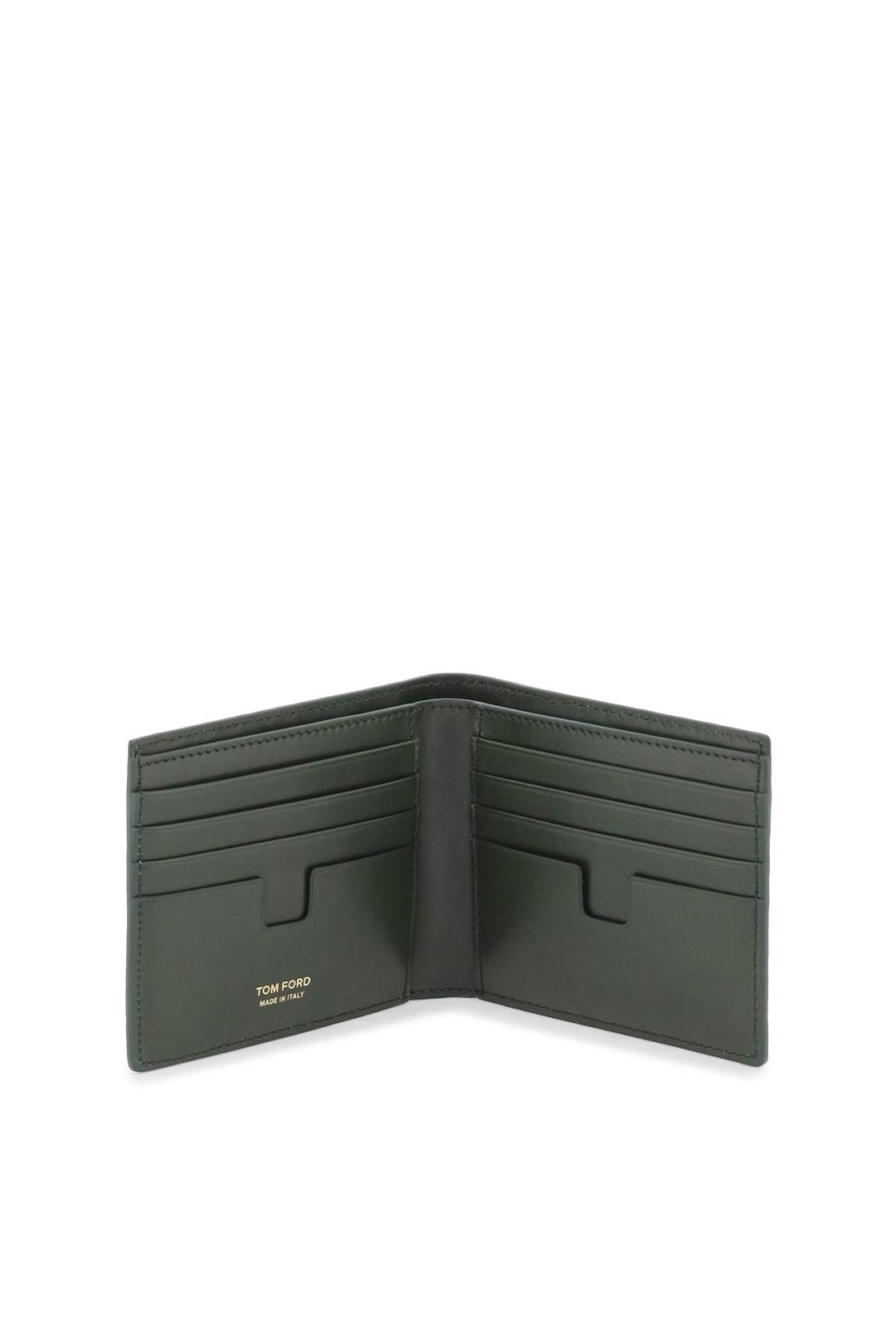 Croco Embossed Leather Bifold Wallet