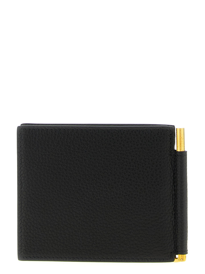 Tom Ford Hammered Leather Card Holder Wallets and Card Holders - Black | ec7522011abe09844115a0ecd3d7b22a2c54ea5e