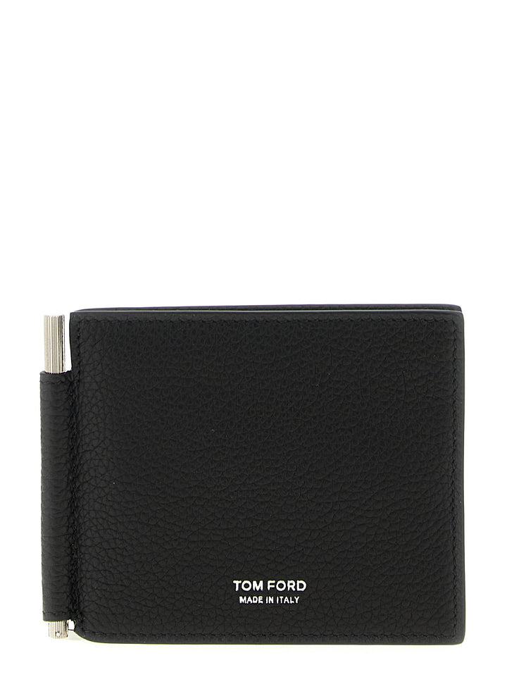Tom Ford Hammered Leather Card Holder Wallets and Card Holders - Black | 3f1907ba087a8358f81f4b9c9ce63a3d119ab761