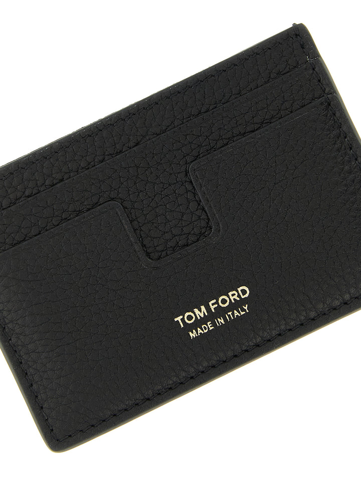 Tom Ford Hammered Card Holder Wallets and Card Holders - Black | 7aade71174e37b5702e27224bfc0a21065cc7dee