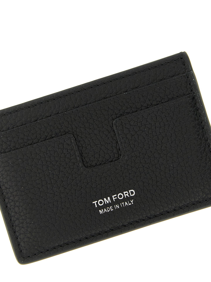 Tom Ford Hammered Card Holder Wallets and Card Holders - Black | 07eccd600e78c84c52959986a371b2b51e31a307
