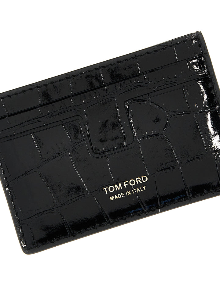 Logo Card Holder Wallets, Card Holders Black