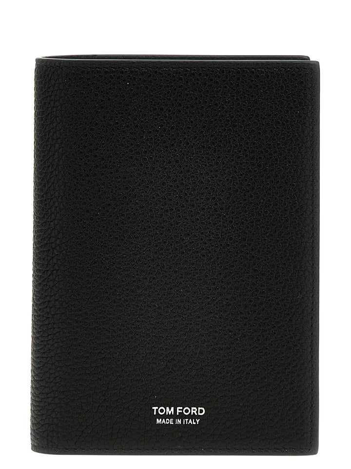 Tom Ford Logo Passport Holder Home & Lifestyle - Black | 7a02283401316104a834816e6d8ab1e8f7124a6d