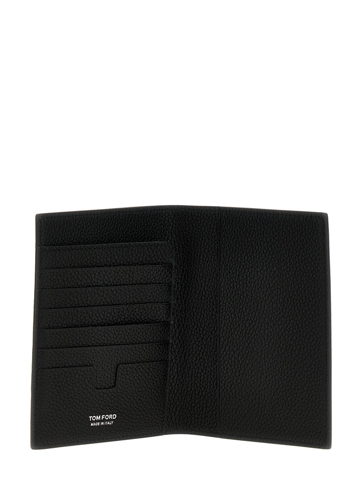 Tom Ford Logo Passport Holder Home & Lifestyle - Black | 19cd7a522eb24f32c6d485db231aa48ce6bcfee5