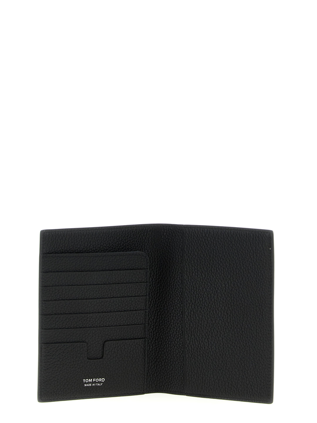 Tom Ford Hammered Leather Passport Holder Wallets and Card Holders - Black | 4e0fd5024c4dd03102364f3817d5b9515c200ade