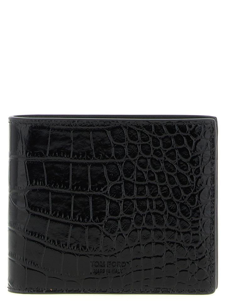 Tom Ford Crocodile Leather Wallet Wallets and Card Holders - Black | e6784d578f841e1943ab26c582108d817cc4a307