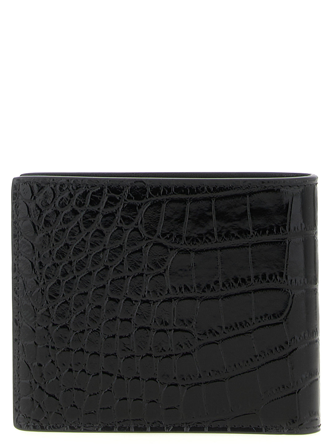 Tom Ford Crocodile Leather Wallet Wallets and Card Holders - Black | 9a04d4e74d17bd7260d91d9d8f1c307bff71c481