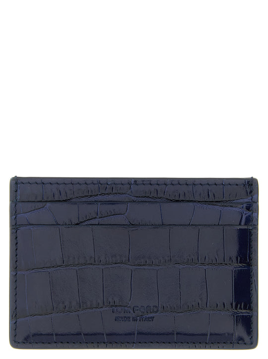 Crocodile Card Holder Wallets And Card Holders Blue