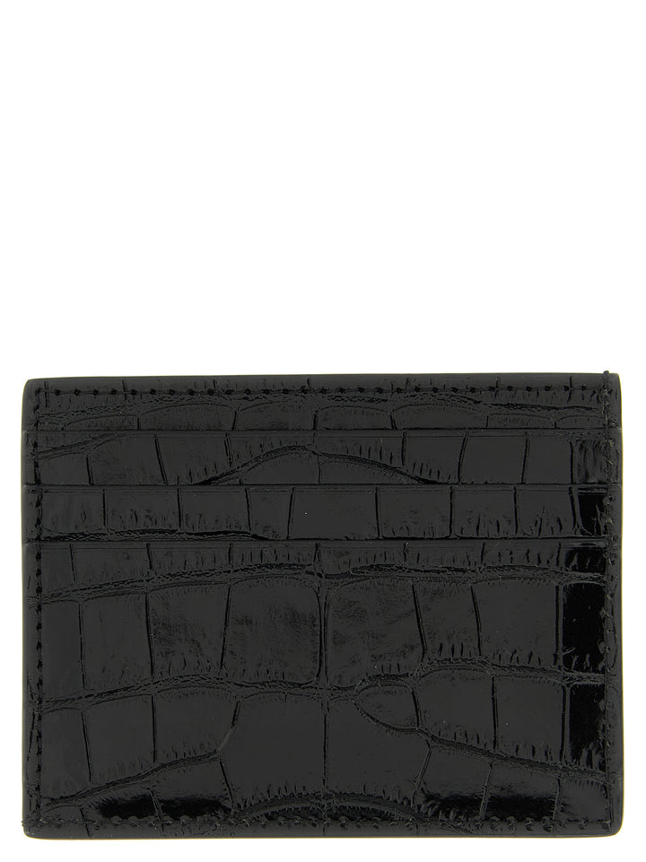 Tom Ford Crocodile Leather Card Holder Wallets and Card Holders - Black | 276f081ee107de5a7b8f93ea4efa564bbfea105c