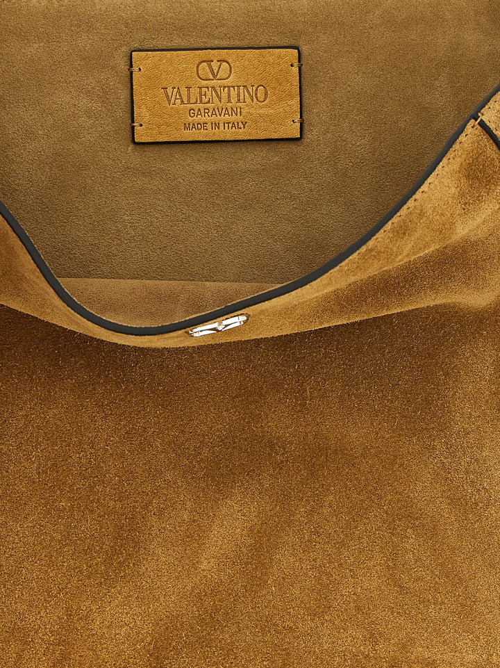 Valentino Garavani Nellcôte Shoulder Bags - Beige | 6f73e1bf376dd1d84b6a079000add4938faf25e9