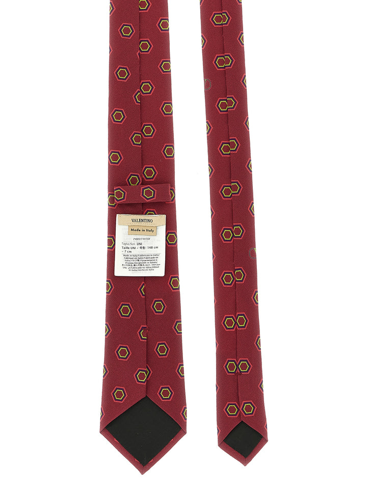 Valentino Garavani Valentino Garavani Silk Tie Ties and Papillon - Red | c326011054796afaf357fa8f66f15d958aec9ffc