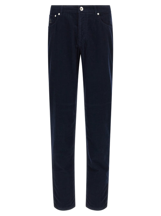 Corduroy Pants Blue