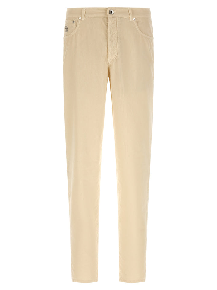 Brunello Cucinelli Corduroy Pants - Beige | 497e93331385c2086bcfece615a45c56503c2225