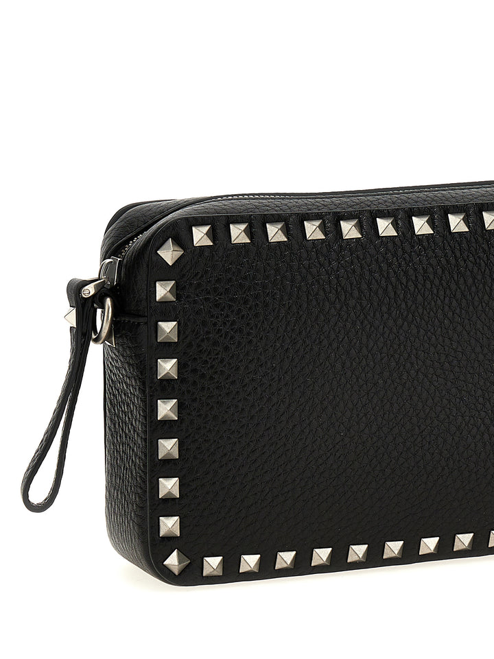 Rockstud Crossbody Bags Black