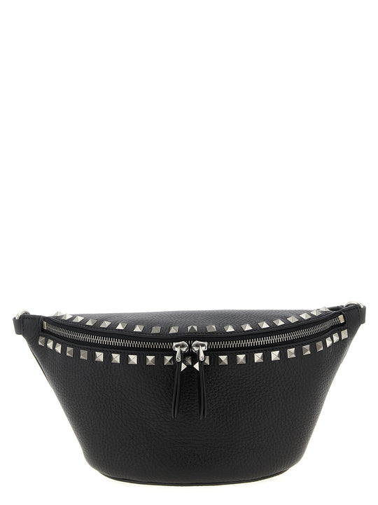 Rockstud Crossbody Bags Black