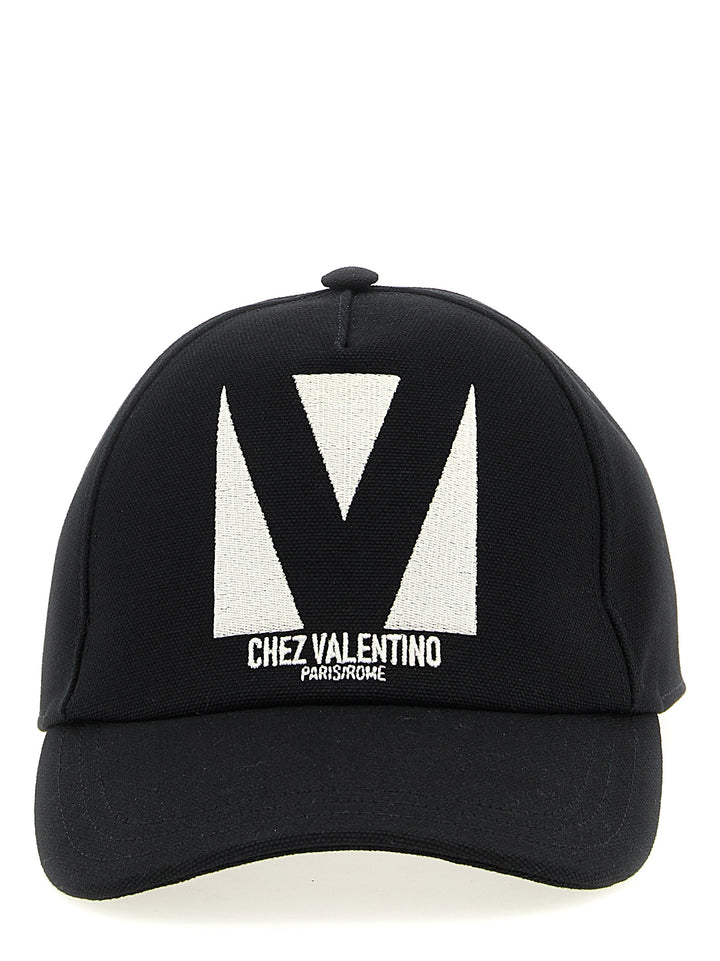 Valentino Garavani Chez Valentino Hats - Black | e19f574ce61b32bb9bf8052b60ca0ed06edcba75
