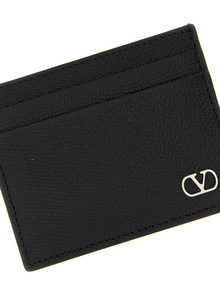 Valentino Garavani Valentino Garavani Vlogo Signature Cardholder Wallets and Card Holders - Black | 376ed43ea782d14e9931375e446233c607e317c6