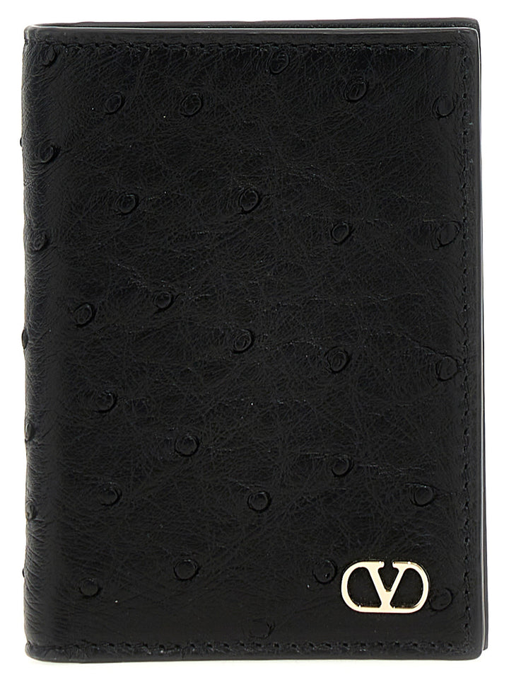 Valentino Garavani Valentino Garavani Vlogo Cardholder Wallets and Card Holders - Black | 19982d059500ef2537589b06a0c0de268224320f