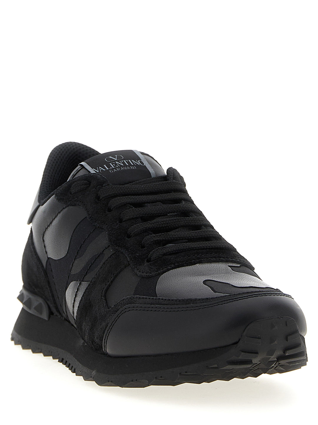 Valentino Garavani Rockrunner Sneakers - Black | b9d753b97b176ae7a3d42bd709cf0976931733cc