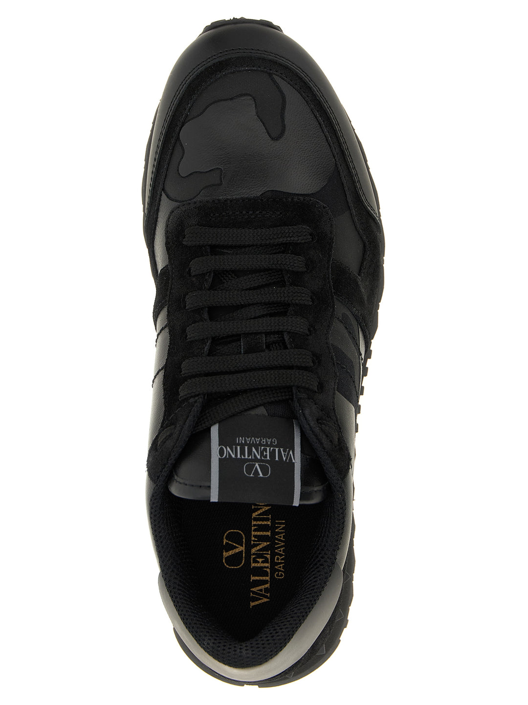 Valentino Garavani Rockrunner Sneakers - Black | 43e788a56a8f78bfd7a08ae9f9945644d74d520f