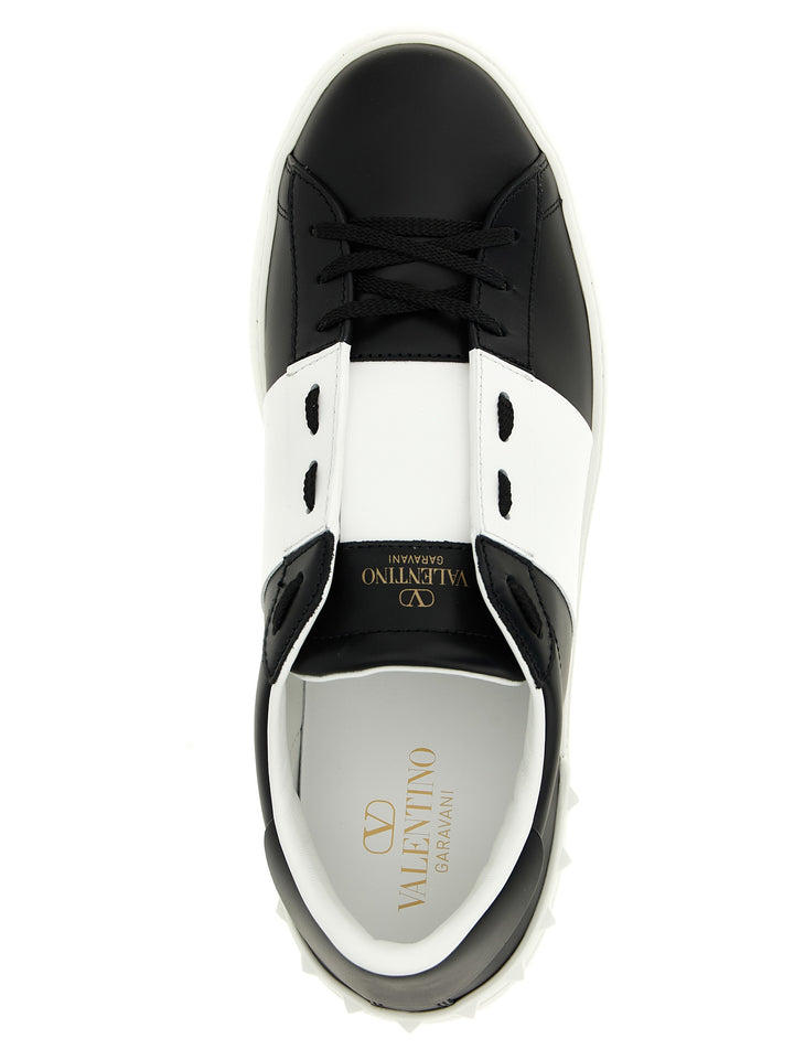 Valentino Garavani Open Sneakers - White/Black | 3a2165b3338228e82d9f0691c742c2b2bbc79da3