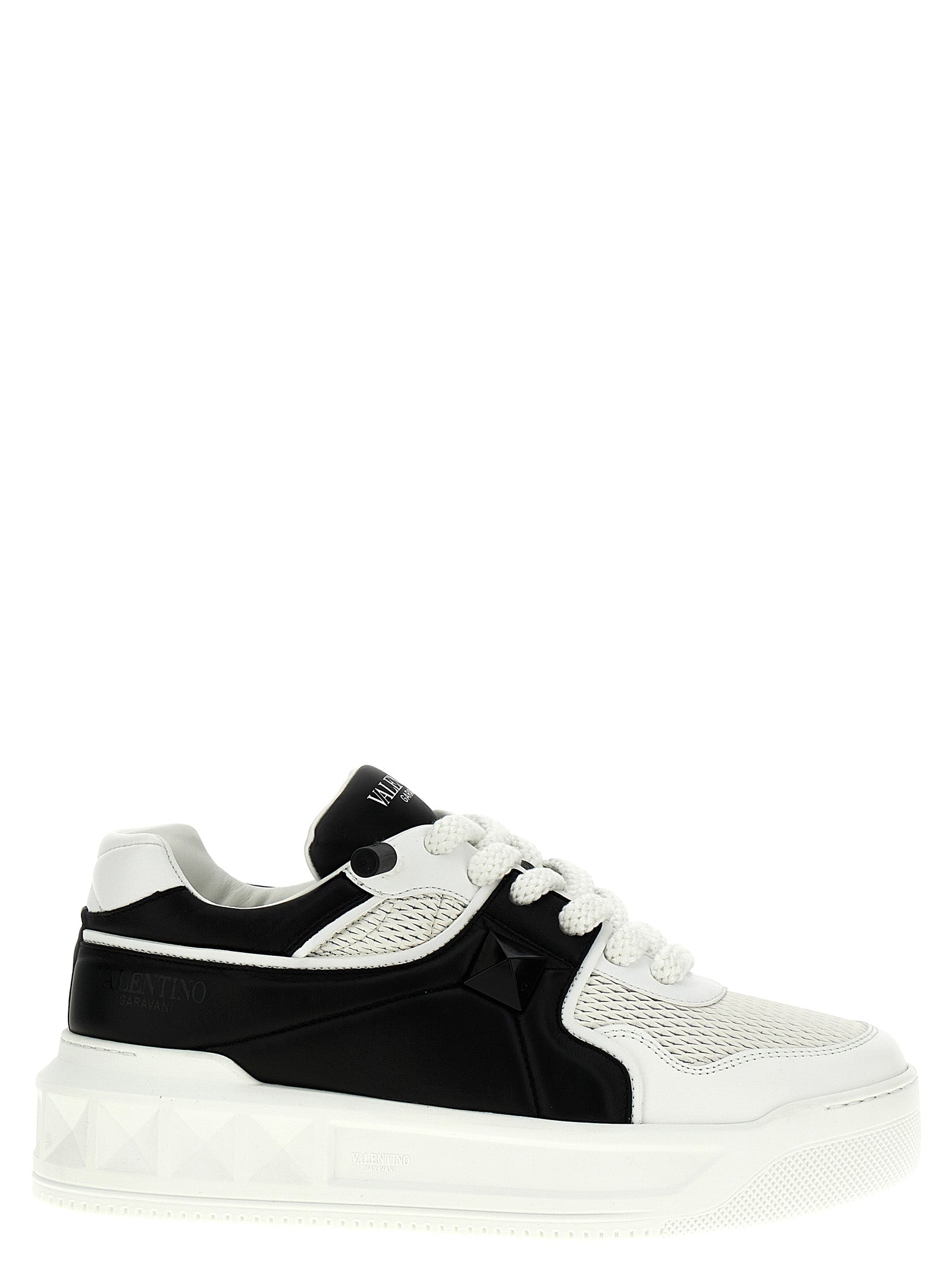 Valentino Garavani One Stud Xl Sneakers White/Black | Wanan Luxury