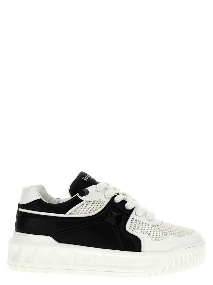 Valentino Garavani One Stud Xl Sneakers - White/Black | 38a3df717a32c8127e9db18bde4687b53baac53b