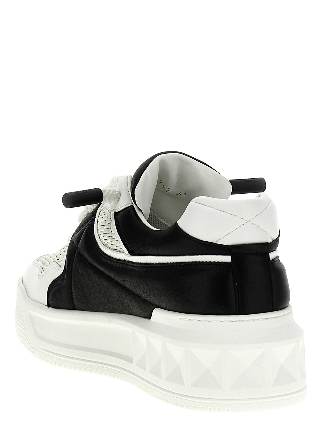 Valentino Garavani One Stud Xl Sneakers - White/Black | 9e3b08f8872c9539efd6e1eca1ab29032a8aeec0