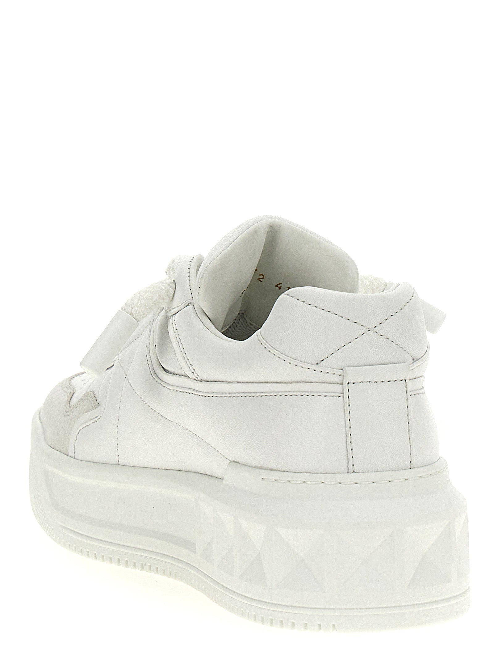 楽一番公式アカウント01 VALENTINO GARAVANI Valentino Garavani One Stud Xl Sneakers White | Wanan Luxury