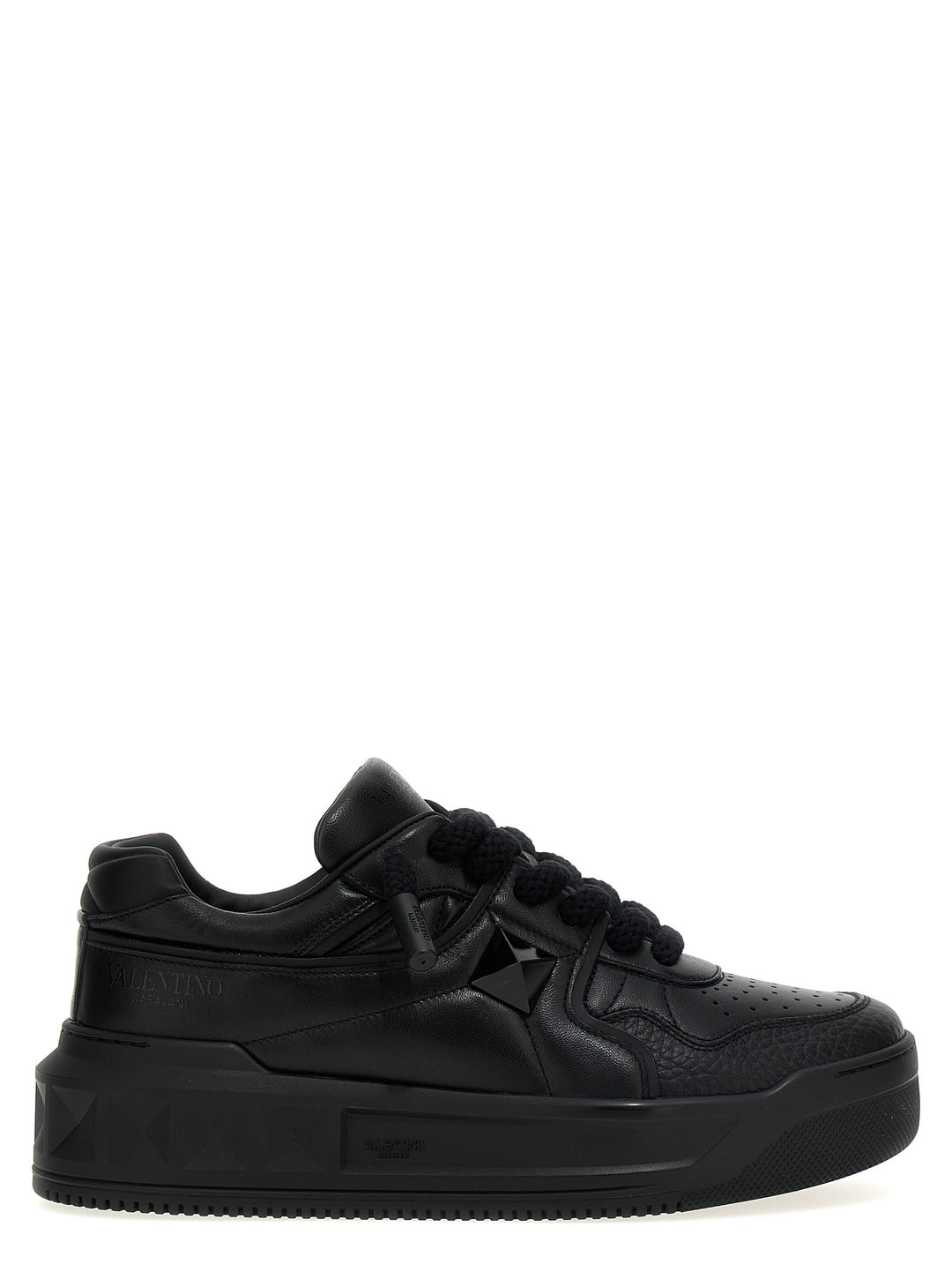 Valentino Garavani One Stud Xl Sneakers - Black | f18e1fcf59d726a560f06ac90359848b3adcf1f5