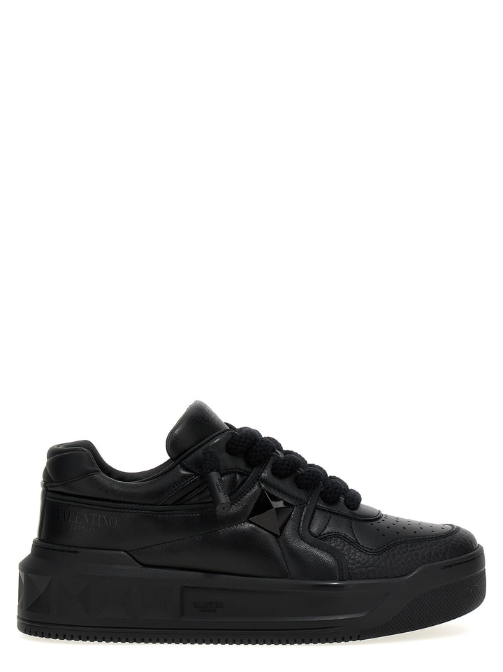 Valentino Garavani One Stud Xl Sneakers - Black | f18e1fcf59d726a560f06ac90359848b3adcf1f5