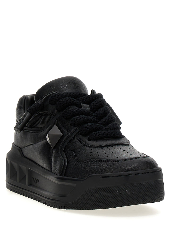 Valentino Garavani One Stud Xl Sneakers - Black | 4a3d90141fe718d261ba12439d8cc89a80972b4c