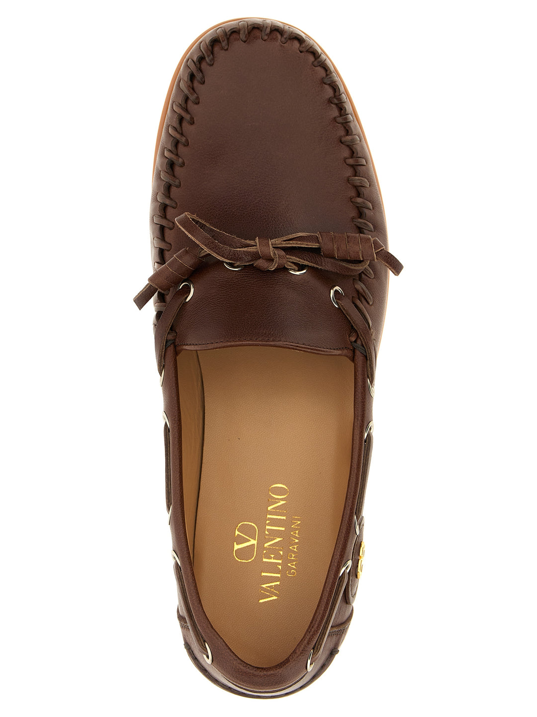 Valentino Garavani Palm Avenue Loafers - Brown | 215c665e26bb9d6141030be2614fd61b2535fb89