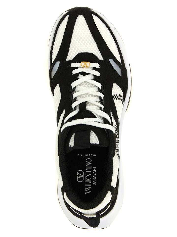 Valentino Garavani Demivee Sneakers - White/Black | f994a56a9929f6c9b1cd870d156ddd02a3cc72a9