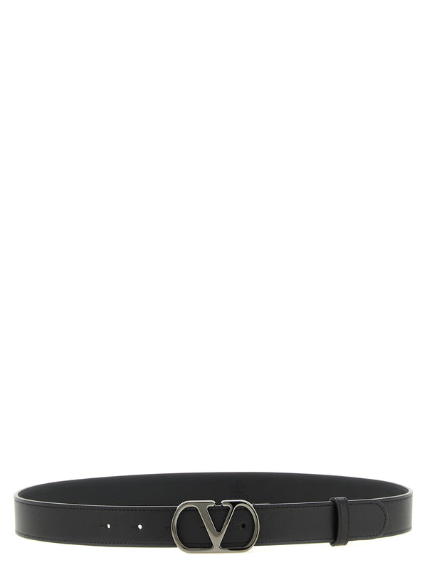 Valentino Garavani Vlogo Signature Belt Belts Black