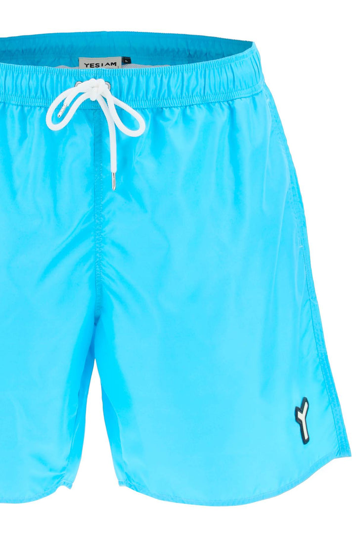 Drawstring Swim Trunks