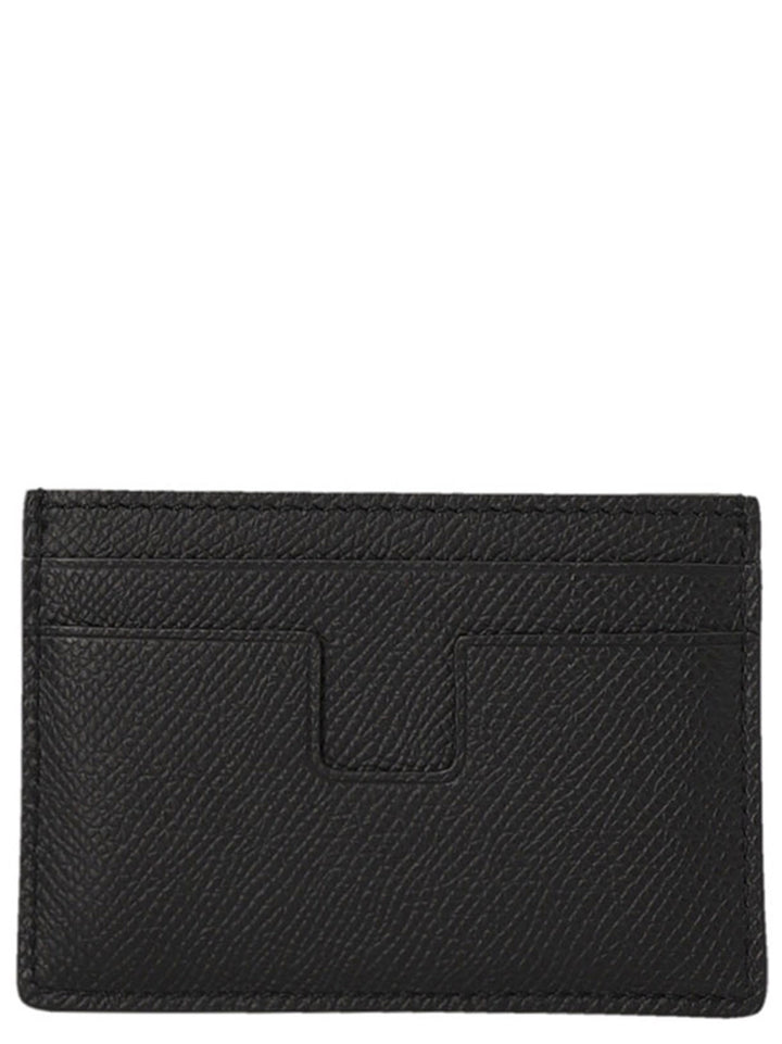 Tom Ford Logo Card Holder Wallets and Card Holders - Black | 31ab4220fd4183856fbef839682aad9b425f8877