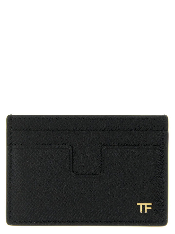 Tom Ford Small Grain Leather Cardholder Wallets and Card Holders - Black | 00c6248848b00e9176b834e0efe0244e2c0ac78f