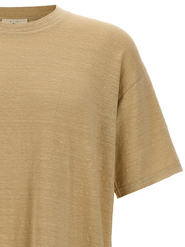 Linen T-Shirt Beige