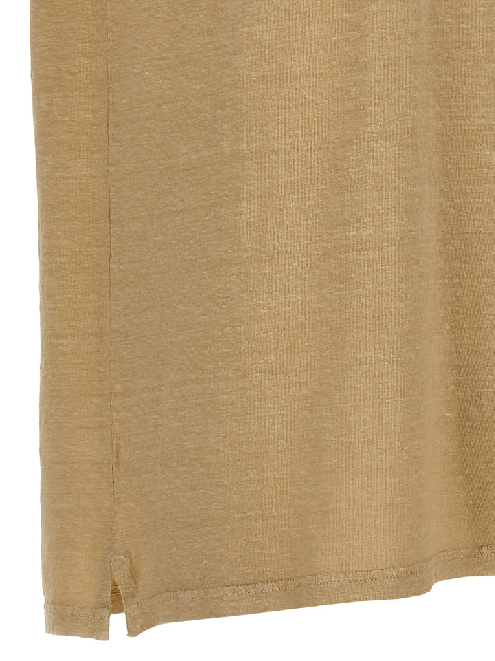 Linen T-Shirt Beige